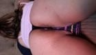Esposa desnuda enseña de más y le gusta